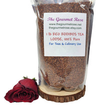 1 lb RED ROOIBOS TEA African Caffeine Free South Africa Bush Loose Herbal Beauty Skin High Antioxidant Vitamin Minerals Bulk Wholesale 16 oz