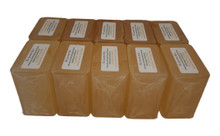 10 lb GRADE A HONEY MELT AND POUR SOAP 100% All Natural Vegetable Amber Glycerine Clear Pure Glycerin Base Easy Soap Making Craft Logs Case BULK WHOLESALE