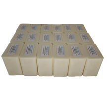 18 lb CREAMY GOAT'S MILK MELT AND POUR SOAP 100% All Natural Base Opaque Glycerin Goats Goat Milk Premium Glycerin Bulk Wholesale