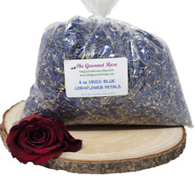 1 lb ORGANIC BLUE CORNFLOWER PETALS Dried Edible Flowers Herbs 100% Natural Tea Culinary Grade Bachelor Buttons 16 oz