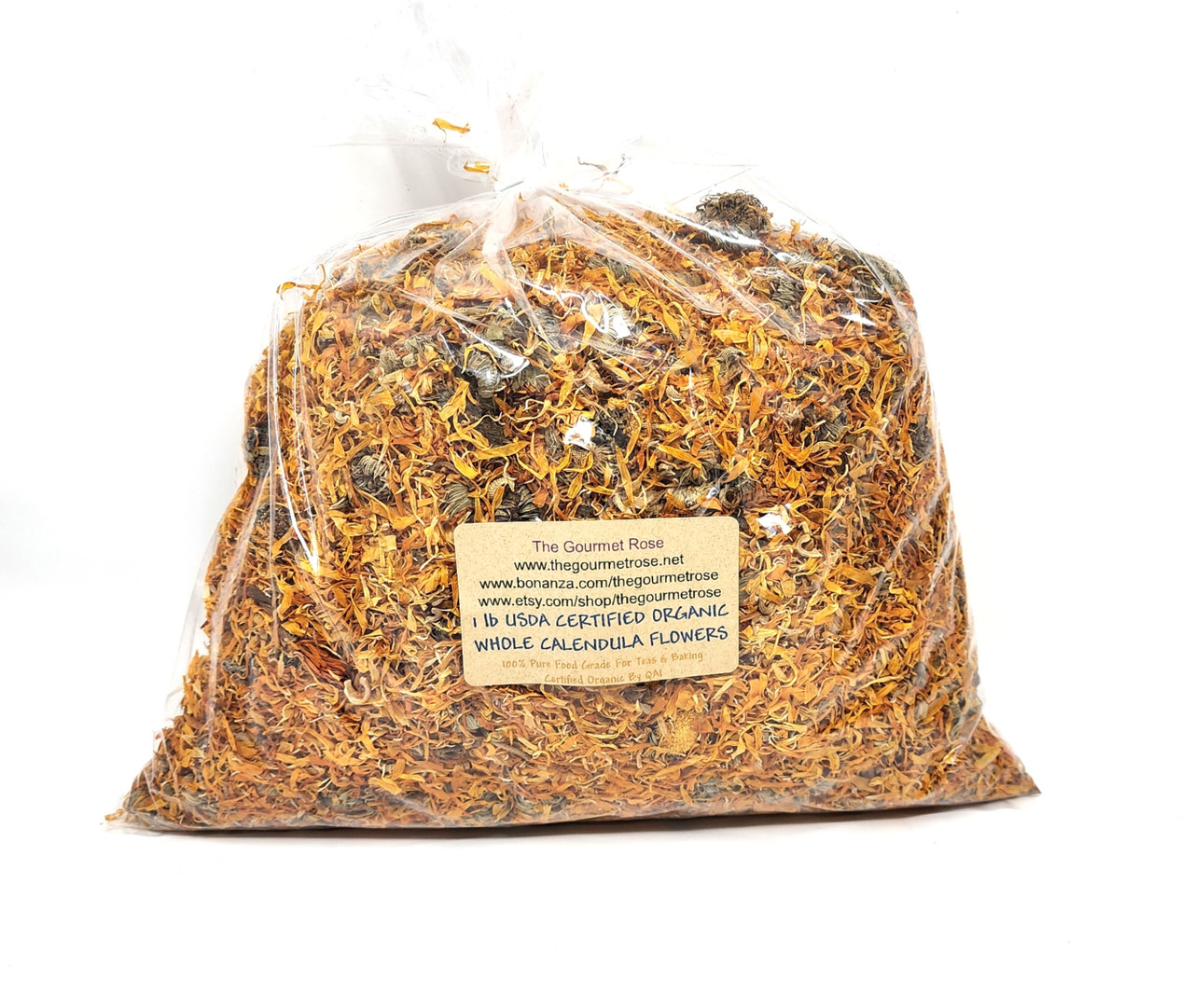 Calendula Flowers & Petals (Calendula Officinalis) Dried Herb, Herbal Tea,  organic