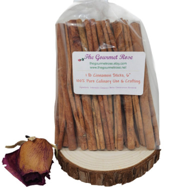 1 lb CINNAMON STICKS 6" INCH Food Grade Culinary Cassia Garnish