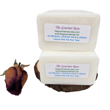 2 lb ORGANIC COCONUT MILK & Cream Soap Melt And Pour Base Vegan Glycerin 100% All Natural Base Easy Soap Making No SLs Paraben Sulfate Free