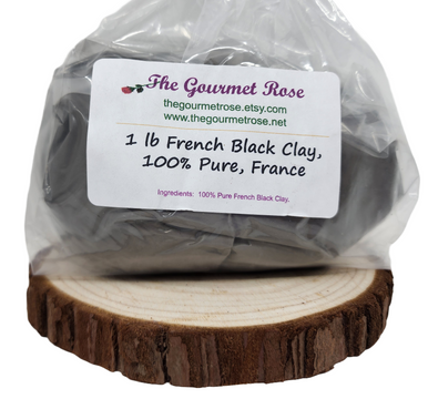 1 lb French Black Clay France Pure