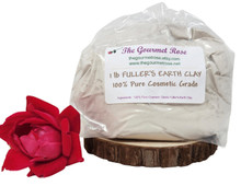1 lb FULLER'S EARTH CLAY Magnesium Aluminum Silicate Pure Spa Body Wrap Cosmetic Face Facial Mud Mask Detox Soap Making Bath Bomb Ingredient