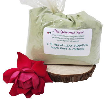 1 lb NEEM LEAF POWDER Pure Extract Tree Dried Loose Herbal Encapsulation Food Culinary India Natural Soap Dye Colorant Bulk Wholesale 16 oz