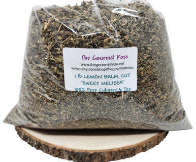 1 lb LEMON BALM TEA Sweet Melissa Cut Sifted Dried Loose Herb Calm Officinalis Herbal Culinary Bath Sachets Soaps Herbs Bulk Wholesale 16 oz