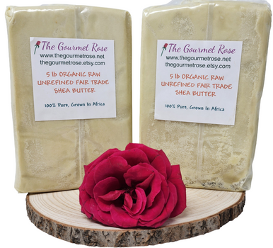 10 lb ORGANIC SHEA BUTTER Fair Trade Creamy Unrefined Raw African Pure All Natural Ivory White Body Butter Lotion Cream Soap Ghana Bulk Wholesale