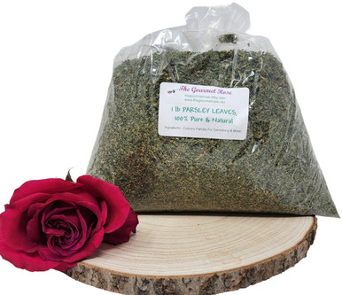 1 lb PARSLEY LEAF FLAKES Cut Dried Wild Crafted Leaves Dry Culinary Food Seasoning Herb Baking Cooking Certified Kosher Bulk Wholesale 16 oz