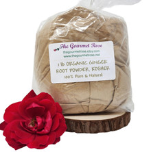 1 lb ORGANIC GINGER POWDER Dried Ground Root Dry Certified Kosher Tea Culinary Cooking Baking Dehydrated Granular 100% Pure Bulk Wholesale