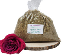 1 lb GREEK OREGANO CUT Leaf Mediterranean Greece Certified Kosher Wildcrafted Dried Dry Culinary Seasoning True Herb Spice Bulk Wholesale