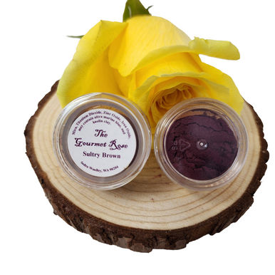 SULTRY BROWN BLUSH Rouge Blusher ~ Medium Tan Dark Deep Cool Skin Tones ~ Minerals 100% All Natural Mineral Makeup 10 Gram Jar 3 Grams By Weight