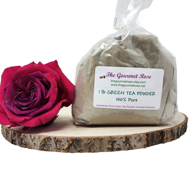 1 lb GREEN TEA POWDER Ground Pulverized Leaf Certified Kosher Wildcrafted Chun Mei Dry Cut Dried Herbal Food Grade Culinary Pure Natural Wholesale Bulk