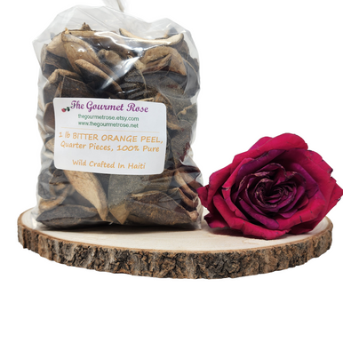 1 lb BITTER ORANGE PEEL QUARTERS Zest Dried Dry Culinary Rind Cut Bitters Beer Additives Pure Food Brewing Tea Cooking Mulling Potpourri