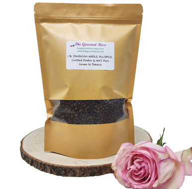 1 lb ORGANIC ALLSPICE WHOLE Jamaican Spice Gourmet Culinary Grade Chef Bulk Wholesale Baking Dessert Jamaica Pepper Potpourri Eco Bag