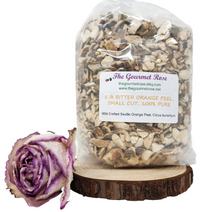 1 lb BITTER ORANGE PEEL Small Cut Seville Zest Dried Dry Culinary Rind Cut Bitters Beer Additive Food Brewing Tea Cooking Crafting Potpourri