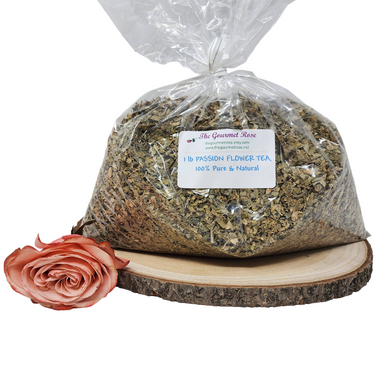 1 lb PASSION FLOWER TEA Loose Cut Sifted Certified Kosher Herbal Relaxing Herb Dried Flowers Dry Culinary Calming Bulk Wholesale 16 oz