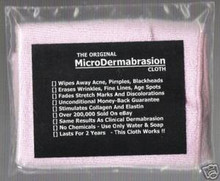 MICRODERMABRASION CLOTH All Natural Facial Peel NO CHEMICAL Anti-Acne Anti Aging 100% Natural Blemish Solution Facial Body Face CHEMICAL FREE