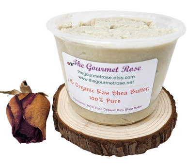 16 oz ORGANIC SHEA BUTTER Creamy Unrefined Raw Pure Fair Trade Natural Ivory Pure White Body Butter Lotion Cream Soap Additive Ghana 1 lb