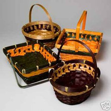 HARVEST GIFT BASKET Oval Round Square Rectangle  Woven CHOOSE FROM 4 DIFFERENT BASKETS