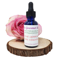 1 oz PINK GRAPEFRUIT ESSENTIAL OIL Cold Pressed Citrus paradisi 100% Pure Uncut Undiluted Holistic Aromatherapy Therapeutic Grade Glass Euro Dropper Bottle 30 ml
