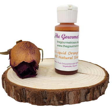 1 oz LIQUID ORANGE ANNATTO Soap Colorant Natural Dye Seed Skin Care Cosmetics Bath Salts Melt And Pour Hot Cold Process Oil Water Soluble