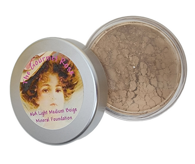 #6A Light Medium Beige Mineral Foundation Loose Minerals The Gourmet Rose