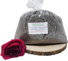 1 lb ENGLISH LAVENDER BUDS WILDCRAFTED Tea Edible Ultra Super Blue Dried Flower Sprinkles Potpourri Sachets Lavandula France Bulk Wholesale 1st #1 Grade