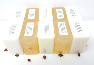 10 lb SAMPLER VARIETY PACK Olive Oil Shea Butter Goat's Milk White Clear Melt And Pour Soap 100% All Natural Wholesale Bulk