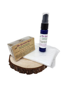 Anti Acne Soap Kit Lotion Microdermabrasion Cloth