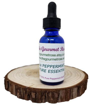 1 oz PEPPERMINT ESSENTIAL OIL Leaf 100% Pure Mentha Undiluted Uncut Aromatherapy Therapeutic Grade Mint Food Grade Breath Freshener Massage