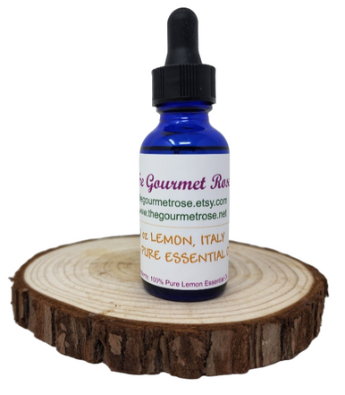 1 oz LEMON ESSENTIAL OIL Italy 100% Pure Citrus Limonum Undiluted Uncut Aromatherapy Therapeutic Grade Lotion Natural Cleaner  30ml