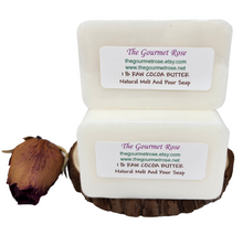 2 lb COCOA BUTTER MELT AND POUR SOAP Base Glycerin Prime Pressed Raw Unrefined Cacao 100% All Natural Wholesale Bulk Sulfate & Cruelty Free Vegan