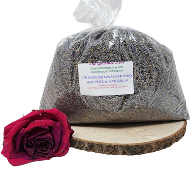 2 lb #1 ENGLISH LAVENDER BUDS TEA ULTRA BLUE French France Food Grade Dried Flowers First Quality Grade A Bulk Wholesale 32 oz