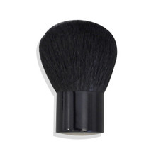 LARGE BLACK FULL COVERAGE KABUKI BRUSH Bare Makeup Minerals 100% Natural Goat Bristles