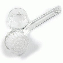 NYLON FACIAL BRUSH Gentle Cleansing Face Wash Cleanser Vegan Bristles Scrub Soft Scrubber Exfoliating Exfoliator