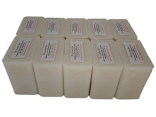 10 lb EXTRA HARD MILLED WHITE Melt and Pour Soap Glycerin Base 100% All Natural NO SWEAT