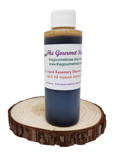 4 oz LIQUID ROSEMARY EXTRACT Oleoresin Roe Herb Herbal Botanical Pure Natural Antioxidant Skin Elasticity Preservative Oil Butter Soluble 2%