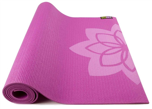Gofit Designer Pattern Yoga Mat Lotus Flower - 