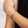 Child's engravable B2843 D for Diamond ID Bracelet