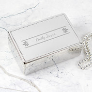 Personalised Pretty Petals Jewellery Box