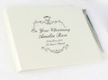 Personalised christening guest book for boy or girl