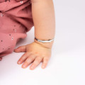 Little girls silver bangle