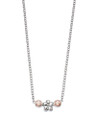 D for Diamond pearl necklace N4071