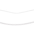 16" sterling silver midweight belcher chain