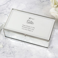 Personalised Mirrored Jewellery Box with Heart