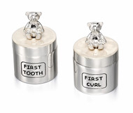 D for Diamond Silver Plated Tooth and Curl Box Set Y412