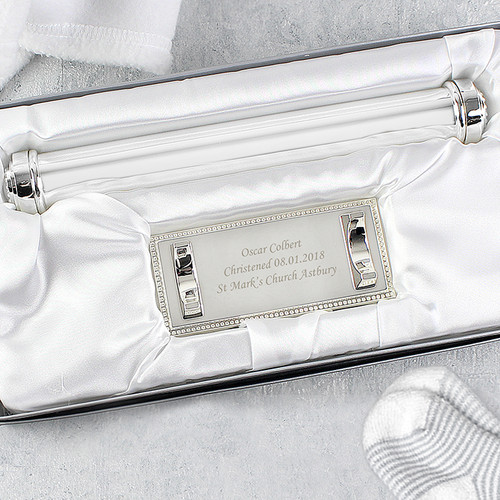 Personalised Silver Plated Certificate Holder 