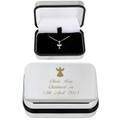 Christening Angel Pendant with engraved box