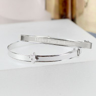 personalised baby bangles